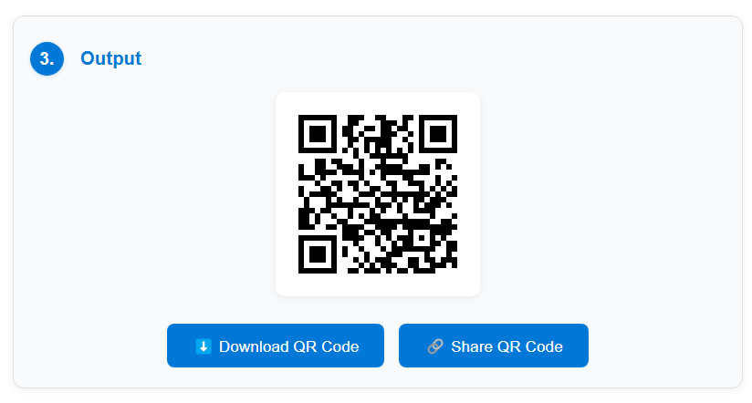 Télécharger le code QR